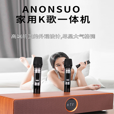 阿隆索家庭KTV音響套裝全套卡拉ok手機(jī)電視練歌客廳點(diǎn)歌一體機(jī)無(wú)線(xiàn)藍(lán)牙